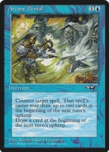 1 x Arcane Denial - Alliances (22b) - LP - Magic The Gathering - MTG - Picture 1 of 1