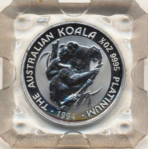 1/2 oz 50$ Australien Platinmünze Koala 1994 in Originalkapsel, Ko0626 - Picture 1 of 2