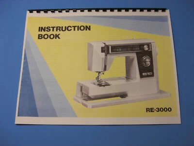New Home RE-3000 Sewing Machine Instruction Manual - Printed - Image 1 of 4