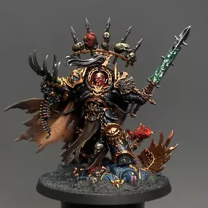 Chaos Space Marines Abaddon The Despoiler Warhammer 40K Painted Games Workshop - Imagen 1 de 15