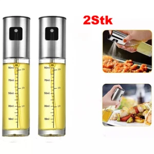 2 Tlg. Öl Sprayer Zerstäuber Ölspender Cooking Spray Glas Ölsprüher EILVERSAND - Bild 1 von 8