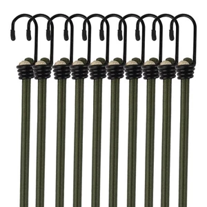 Cordones elásticos elásticos Bungee militar ejército Basha correas variedad paquete de 10 - Imagen 1 de 15