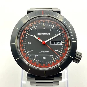 Orologio ISSEY MIYAKE NYAE701 Wada Satoshi Design con orologio da polso automatico nero usato - Foto 1 di 10