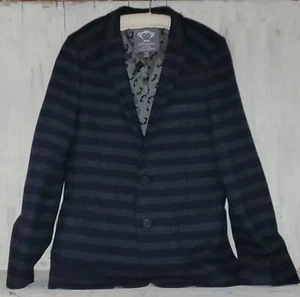 Appaman Blue Stripe Wool Blend Blazer Suit Jacket Size 12 Boys *W24 - Picture 1 of 6