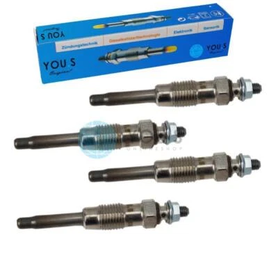 4 X You.S Glow Plugs for Range Rover I & Rover 2000-3500 Hatchback 2.4 Td - New Foto 1 de 2