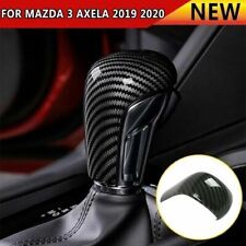 Fits Mazda 3 CX-30 2019-2021 Carbon Fiber Gear Shift Lever Knob Cap Cover Trims