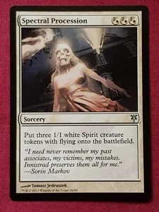 Magic The Gathering DUEL DECKS SORIN VS TIBALT SPECTRAL PROCESSION card MTG - Imagen 1 de 2
