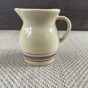 Vintage Robinson Ransbottom RRP Co Roseville Yelloware Stoneware Pitcher - Picture 1 of 8