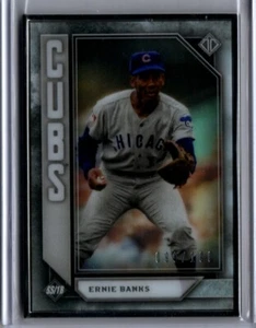2019 Topps Transcendent Baseball Ernie Banks Framed Metal Base CUBS 99/100  - Picture 1 of 1