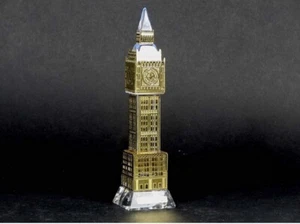 Big Ben Londres West Minister Modelo Cristal Vidrio con Luces Recuerdo Regalo - Imagen 1 de 5