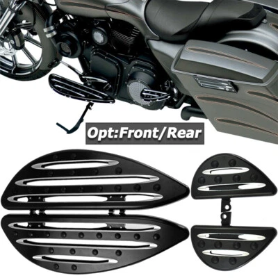 Driver Passenger Floorboards Floor Boards Foot Pegs For Harley Electra Glide CVO - Image 1 of 4
