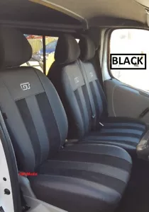 Maßgefertigte Eco-Leder & Alicante Sitzbezüge 2+1 Ford Transit Mk7 2006 - 2013 - Bild 1 von 9