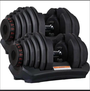 Adjustable Dumbbell 2-40KG Weight Dumbbell Exercise Fitness Gym Workout 80kg - Picture 1 of 7