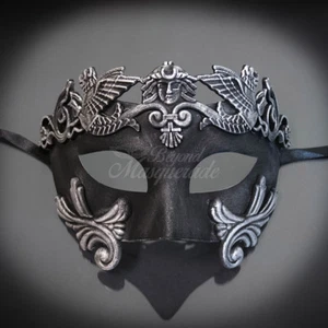 Roman Masquerade Mask, Men's Masquerade Mask, Greek Mardi Gras Venetian Mask - Picture 1 of 30