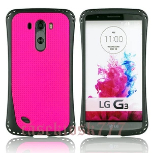 for LG G3 rugged hybrid rubber silicone heavy duty shook proof case cover skin - Picture 1 of 8