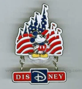 Disney Pin 34282 WDW Featured Artist Pure American Patriotic Mickey JUMBO LE - Bild 1 von 1