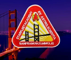 Sternenflottenakademie Logo "Ex Astris, Scientia" / gestickter Bügelbild Patch NEU - Bild 1 von 4