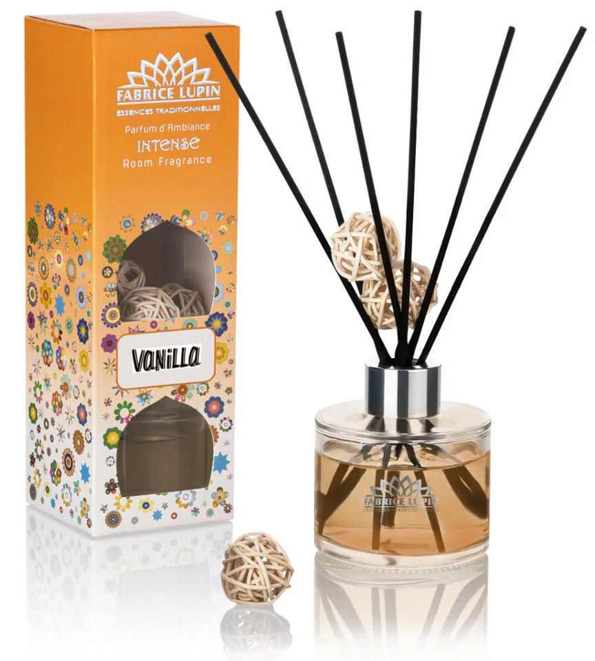 INTENSE Raumduft PURE VANILLE 135ml Reed Diffuser VANILLA Duft von FABRICE LUPIN