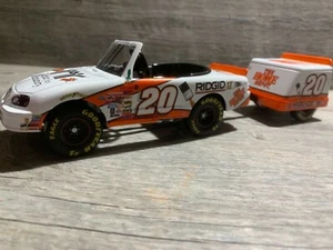 1999 Tony Stewart 1/32 Diecast Pedal Car & Trailer #20 Habitat for Humanity #73 - Picture 1 of 12