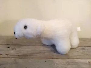 Vintage Nanco weißer Eisbär Plüschtier 11 Zoll Stofftier - Bild 1 von 9