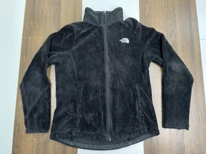 The North Face Womens Size M Black Sherpa Fleece Full Zip Jacket Mock High Neck - Picture 1 of 13