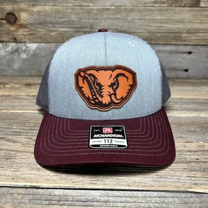 Alabama crimson tide Roll Tide Leather Patch Trucker Hat - Picture 1 of 2