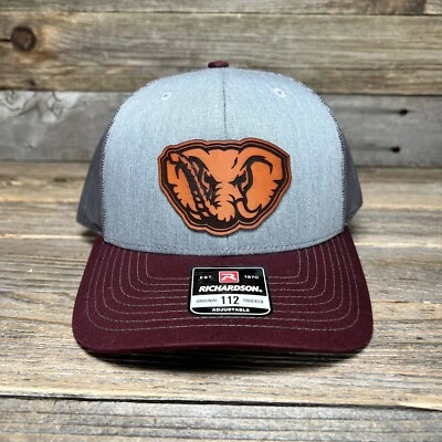 Alabama crimson tide  Roll Tide Leather Patch Trucker Hat - Image 1 of 2