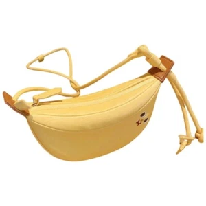 Creative Banana Shape Crossbody Bag PU Leather Satchel Purse For Women And Teens - Picture 1 of 8