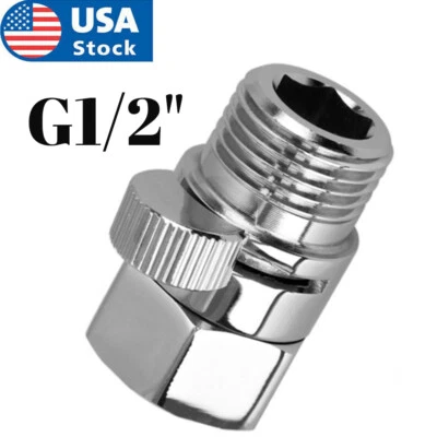G1/2" Flow Quick Control Head Water Saver Bathroom Shut-OFF Valve Shower - Image 1 of 4