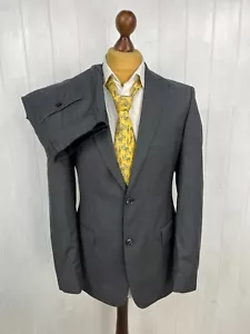 Hugo Boss Striped Gray 100% High Quality Wool 2-Piece Suit Size 38US\48IT - Picture 1 of 10