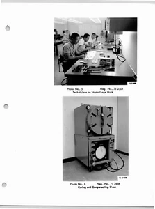 Lockheed Aircraft Corp CA Division Belastung Gage Arbeit Aushärten Fotos Vintage 8,5x11" - Bild 1 von 4