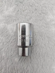 Cornwell 7/16" Socket 1/2" Drive T-3214 USA - Picture 1 of 5