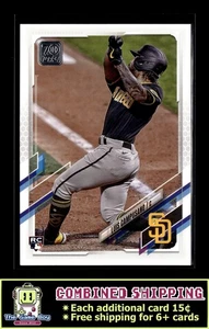 2021 Topps #381a Luis Campusano San Diego Padres RC - Picture 1 of 2
