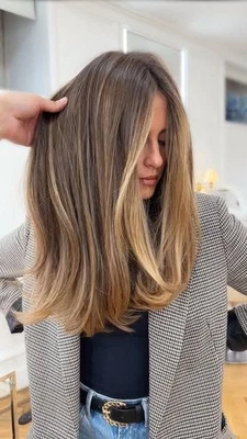 Balayage Caramel Blonde Brown 100% Human Hair Wigs 13x4 Lace Front Wig for Women - Image 1 of 4