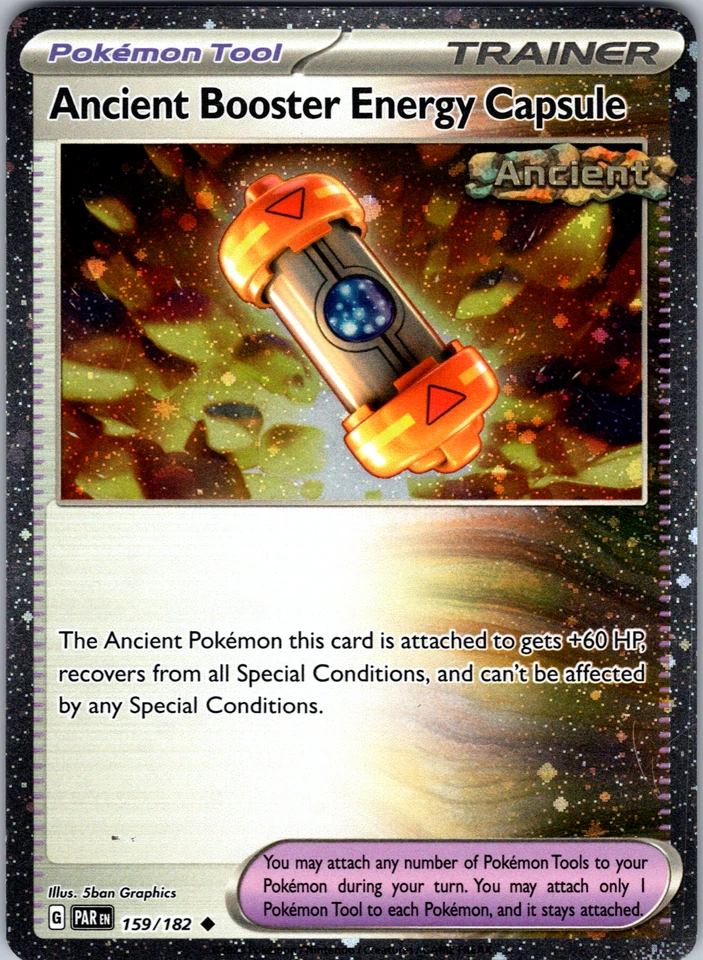 Ancient Booster Energy Capsule Cosmos Holo 159/182 SV04: PAR - NM - Image 1 of 2