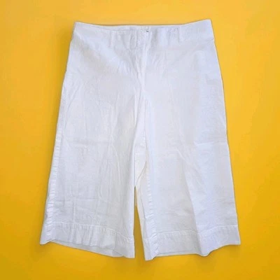 Pantalón capri TAPEMEASURE elástico para mujer talla 10 mezcla de lino Foto 1 de 4