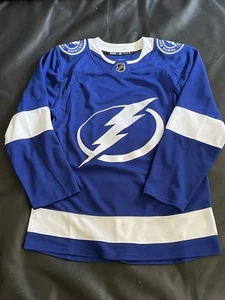 Adidas Tampa Bay Lightning Authentic Hockey Jersey Climalite Size 46 NWOT - Picture 1 of 9