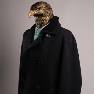 Great $3250 Gucci Wool Knited Double-Breasted Jacket Blue 42US/52IT - Picture 1 of 17