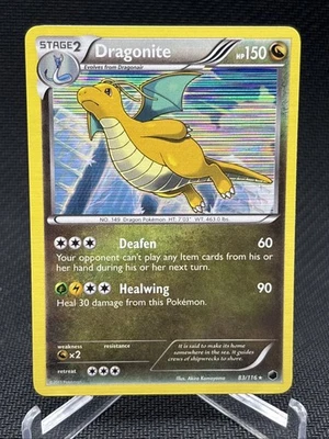 Pokémon TCG Dragonite Plasma Freeze 83/116 Holo Cosmos Holo Rare - Image 1 of 4