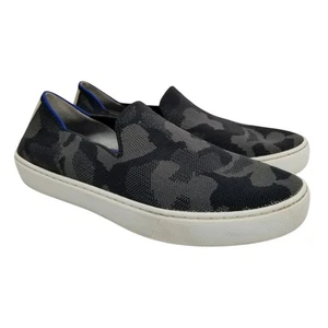 Rothy's Women's Black Gray Blue Camo Sneakers Size 7 - Picture 1 of 8