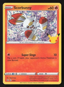 Scorbunny - 16/25 Promo McDonalds 25th Anniversary Promos 016/025 NM - Bild 1 von 2