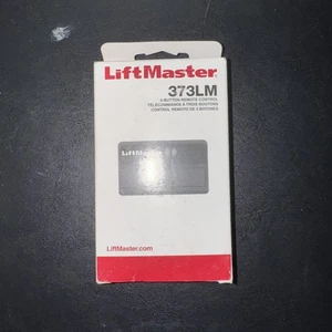 OEM LiftMaster 3-Button Remote Control - Black 373LM 315 MHz Purple Learn - Picture 1 of 2