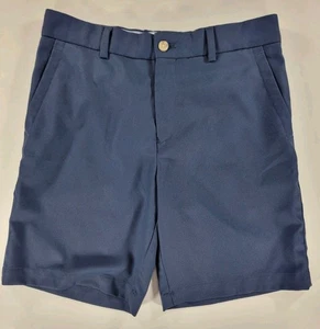 Peter Millar Salem Performance Shorts Youth Boys XL 13-14 Golf Navy Bermuda - Picture 1 of 11