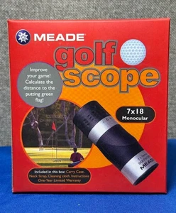 Golf Scope Golfing Hole Viewer Monocular DCS 7 x 18mm - by Meade - Picture 1 of 2