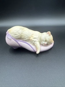 Puss In Boots Sculpture SWEET DREAMS Hamilton Collection 1992 Sri Lanka 5-1/4" L - Picture 1 of 6