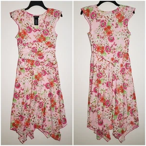 Speechless Girls 16 Pink Floral Sleeveless Dress Rare Vintage Stretch NWOT - Picture 1 of 8