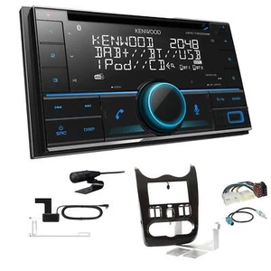 Kenwood 2-DIN Receiver Autoradio Bluetooth DAB+ für Dacia Duster 2010-2013 braun - Bild 1 von 5