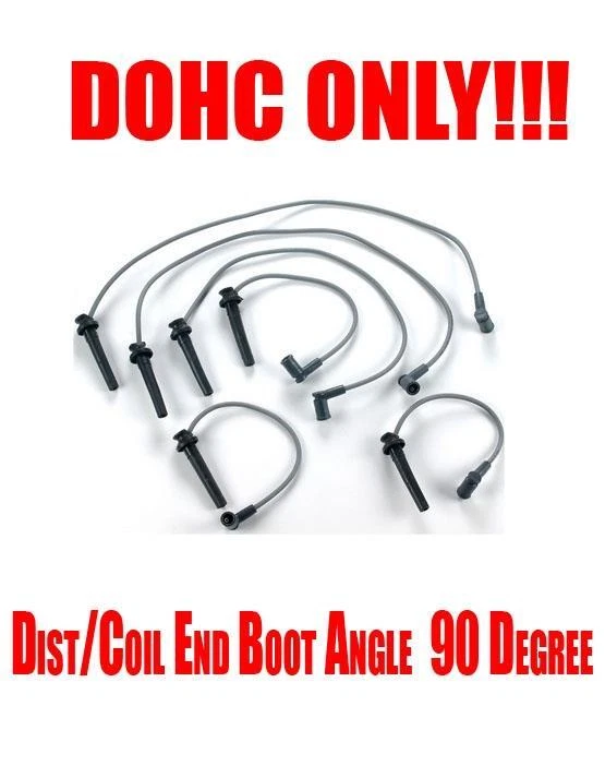 Cables de bujía de encendido Ford Taurus y Mercury Sable 01-04 3,0 L DOHC 90 grados Foto 1 de 4