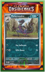 Malamandre Reverse - EV3:Flammes Obsidiennes - 140/197 - Carte Pokémon FR Neuve - Picture 1 of 1