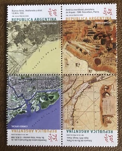Argentina Stamp Block B181-B184 Semi-postal Mint Never Hinged - Picture 1 of 2